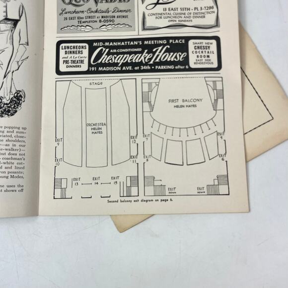 Lot Of 3 Vtg Theater Programs 1949 Hilltop Theatre Life With Father Tiger Gates - Picture 9 of 11